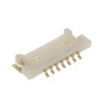125SH-G-07-TR-SMT-T/R - CONN HDR SMD R/A 7POS 1.25MM