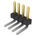 TSW-104-22-L-S-RA - CONN HEADER R/A 4POS 2.54MM