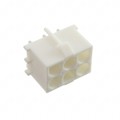 DME-06-S-P-SQ-V0 - CONN HEADER VERT 6POS 6.35MM