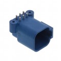 ATF13-6P2-BM13BLU - BOARD MOUNT HEADER, RIGHT ANGLE,