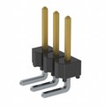 HTSW-103-08-FM-S-RA - CONN HEADER R/A 3POS 2.54MM