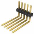 TSW-105-12-G-S-RE - CONN HEADER R/A 5POS 2.54MM