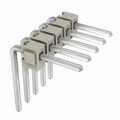 HTSW-105-10-G-S-RA - CONN HEADER R/A 5POS 2.54MM