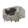 T1M-03-GF-DH - CONN HEADER SMD R/A 6POS 1MM