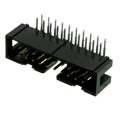 XG4C-2034 - CONN HEADER R/A 20POS 2.54MM