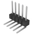 PEC05SGBN - CONN HEADER R/A 5POS 2.54MM