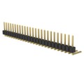 PRPC025SBBN-M71RC - CONN HEADER R/A 25POS 2.54MM