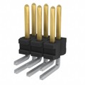 10007607-801-06LF - CONN HEADER R/A 6POS 2.54MM