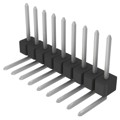 PEC09SGBN - CONN HEADER R/A 9POS 2.54MM