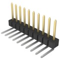 PBC10SGBN - CONN HEADER R/A 10POS 2.54MM