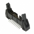D3428-5302-AR - CONN HEADER R/A 20POS 2.54MM
