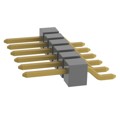 TSM-106-01-G-SH - CONN HEADER SMD R/A 6POS 2.54MM
