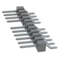 TSM-111-01-TM-SH-007-P - CONN HEADER SMD R/A 11POS 2.54MM