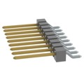 TSM-109-03-F-SH - CONN HEADER SMD R/A 9POS 2.54MM