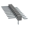 TSM-109-01-T-SH-LC-P-TR - CONN HEADER SMD R/A 9POS 2.54MM