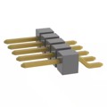 TSM-105-01-G-SH-P - CONN HEADER SMD R/A 5POS 2.54MM