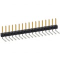 PBC17SBCN - CONN HEADER R/A 17POS 2.54MM