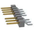 TSM-108-01-L-SH-004 - CONN HEADER SMD R/A 8POS 2.54MM