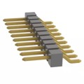 TSM-110-01-H-SH - CONN HEADER SMD R/A 10POS 2.54MM