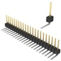 PBC22SGBN - CONN HEADER R/A 22POS 2.54MM