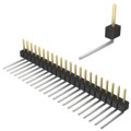 PBC22SBDN - CONN HEADER R/A 22POS 2.54MM