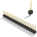 PBC25SGBN - CONN HEADER R/A 25POS 2.54MM