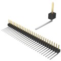PBC29SBDN - CONN HEADER R/A 29POS 2.54MM