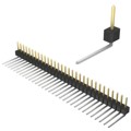 PBC31SBDN - CONN HEADER R/A 31POS 2.54MM