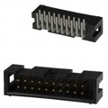 1761604-7 - CONN HEADER R/A 20POS 2.54MM