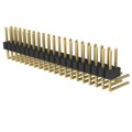 PRPC020DBBN-M71RC - CONN HEADER R/A 40POS 2.54MM