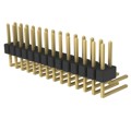 PRPC014DBBN-M71RC - CONN HEADER R/A 28POS 2.54MM