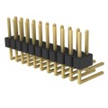 PRPC011DBBN-M71RC - CONN HEADER R/A 22POS 2.54MM