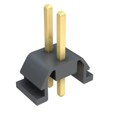 0009781021 - CONN HEADER VERT 2POS 3.96MM