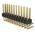 PRPC011DGAN-M71RC - CONN HEADER R/A 22POS 2.54MM