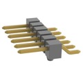 TSM-106-01-G-SH-A-P - CONN HEADER SMD R/A 6POS 2.54MM