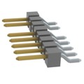 TSM-108-01-L-SH-006 - CONN HEADER SMD R/A 8POS 2.54MM