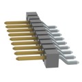 TSM-110-01-S-SH-010 - CONN HEADER SMD R/A 10POS 2.54MM