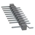 TSM-111-01-T-SH-002-P - CONN HEADER SMD R/A 11POS 2.54MM