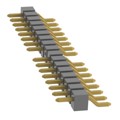 TSM-117-04-G-SH-009 - CONN HEADER SMD R/A 17POS 2.54MM