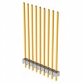 HTSW-109-21-G-S - CONN HEADER VERT 9POS 2.54MM