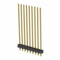 HTSW-109-21-G-S-LL - CONN HEADER VERT 9POS 2.54MM