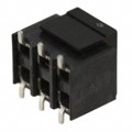966206-2000-AR-PR - CONN RCPT 6POS 0.1 GOLD SMD
