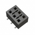 HLE-103-02-LM-DV-BE-K-TR - CONN RCPT 6POS 0.1 GOLD SMD