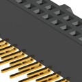 SFH11-PBPC-D25-RA-BK - CONN HDR 50POS 0.1 GOLD PCB R/A