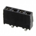 1241152-4 - CONN RCPT 4POS 0.1 GOLD SMD