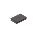 RS1-05-G - RECEPTACLE STRIP 5P 2.54MM PITCH