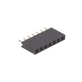 RS1-07-G - RECEPTACLE STRIP 7P 2.54MM PITCH