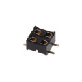 91596-004TRLF - CONN RCPT 4POS 0.079 GOLD SMD