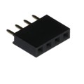FR20204VBNN - RECEPTACLE, THR, SINGLE ROW, .10