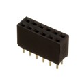 RS2-12-G - RECEPTACLE STRIP 12P 2.54MM PITC
